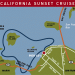 California Sunset Cruise Route